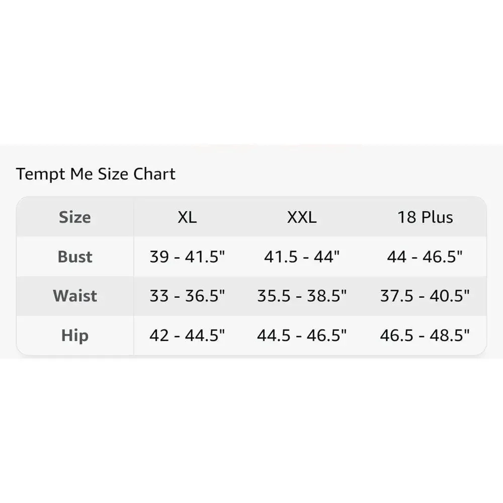 Tempt Me Athletic One Piece Swimsuits for Women Sport Tummy Control XXL 2XL - Picture 8 of 10